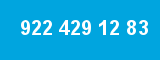 922 429 12 83